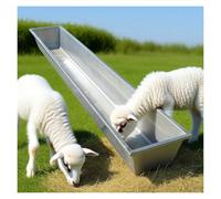 Large Capacity Animal Feeders Waterers, Easy to Clean Open Troughs for Poultry, Goats, Cattle, Sheep Feeding