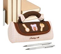 Large Capacity Animal Pencil Pouch, Portable Toiletry Storage Bag with Reinforced Handle Feature, Multi-Functional Pen Case, Whimsical Organizational Tool, Playful Stationery Item with Cute Style