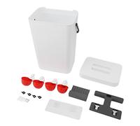 Large Capacity Automatic Chicken Waterer, 12 Litre Poultry Waterer, 4 - Bowl Automatic Poultry Water Dispenser with Rubber Seal for Chickens, Ducks, Geese and Quail