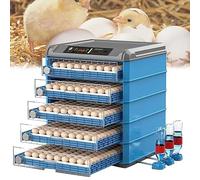 Large Capacity Automatic Incubator with Temperature Control for Hatching Chickens, Ducks, Geese, Quail & Bird Eggs, 176 Eggs