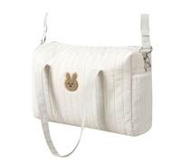 Large Capacity Baby Diaper Bag Strollers Hanging Bag Case with Exquisited Embroidery Designing for Easy Travel Diaper