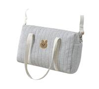 Large Capacity Baby Diaper Bag Strollers Hanging Bag Case with Exquisited Embroidery Designing for Easy Travel Diaper