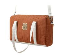Large Capacity Baby Diaper Bag Strollers Hanging Bag Case with Exquisited Embroidery Designing for Easy Travel Diaper