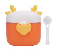 Large Capacity Baby Formula Container, Secure Portable Storage, Odorless PP Material, Cute Cartoon Appearance with Included Spoon, Formula Box for Travel, Outdoor Picnic, Milk
