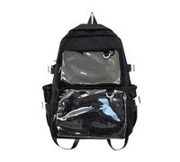 Large Capacity Backpack Student School Travel Itabag with Clear Window for College Japanese Styles Lovely Itabag Large Capacity