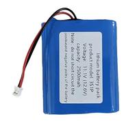 Large Capacity Battery Pack, 3S1P 12.6V 2500mAh 11.1V Replacement Lithium Ion Battery Backup Power Supply(2pcs)