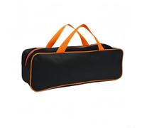 Large Capacity BBQ Tool Storage Bag for Outdoor Grill Accessories, 600D Oxford Cloth Waterproof Case, Organized Compartments for Camping and Picnic(Orange 43cm)