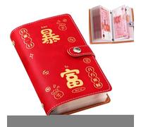 Large Capacity Binder - 2025 Money Saving Booklet, 50 Sheet Financial Organizer, Multiple Compartment Wallet, Cash Management Tool, Budget Tracking Book, Personal Finance Asset