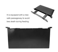Large Capacity Black Plastic Beehive Water Feeder Safe Passage Beekeeping Tool for Beekeepers