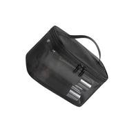 Large Capacity Breathable Meshes Makeup Bag Two Compartments Portable Toiletry Bags Gym Vacation Daily Use Gym Friendly Cosmetic Storage Bag
