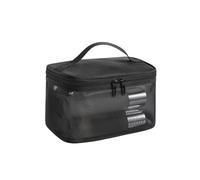 Large Capacity Breathable Meshes Makeup Bag Two Compartments Portable Toiletry Bags Gym Vacation Daily Use Water Resistant Makeup Storage Case