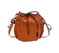 Large Capacity Bucket Bucket Bag Modern Nylon Shoulder Crossbody Bags Satchel For Commuting And Travel Activities Stylish Round Bag For Daily Use