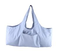 Large Capacity Canvas Gym Bag, Single Shoulder Sport Handbag, Lightweight Foldable Storage Bag for Travel, Outdoor Activities (Gray)