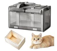 Large Capacity Cat Carrier - Removable Inner Liner Crate, Versatile Dog Bag Carrier | Great For Short Trips Walking Car Hiking, Suitable For Indoor Outdoor Use, Lightweight Durable Portable Design, Co