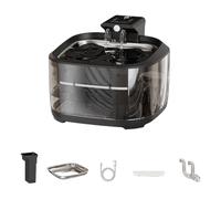 Large Capacity Cats Water Fountain With USB Rechargeable Battery Quiet Automatic Filtration Design For Pet Watering Use