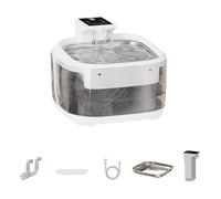 Large Capacity Cats Water Fountain With USB Rechargeable Battery Quiet Automatic Filtration Design For Pet Watering Use