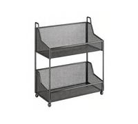 Large Capacity Checkout Counter Display Rack, Multi-Tier Snack & Candy Organizer for Supermarket, Convenience Store, and Retail Shelving(Black,40x18x40cm)