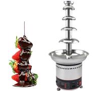Large Capacity Chocolate Fountain Machine, Electric Heated Melting Fountain for Parties and Weddings