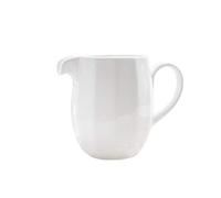 Large Capacity Classic Pure White Ceramic Creamer with Handle 750ml/25.36oz Coffee Milk Pitcher Sugar and Set Kit