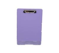 Large Capacity Clipboard with Storage,A4 Clipboard with Pen Holder,Document File Box,Test Paper Storage Box for Office(Purple)