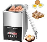 Large Capacity Commercial Egg Boiler, 50 Eggs Automatic Electric Egg Cooker with Constant Temperature Control & 0-90min Timer, Soft/Hard Boiled Egg Machine for Restaurant Food Court Snack Bar