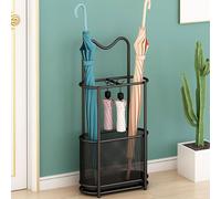 Large Capacity Commercial Umbrella Holder Modern Indoor EntrywayUmbrella Stand Heavy Duty Metal Umbrella Stand Rack Standing Entrance Umbrella Organizer(B,30 * 15 * 60cm/12 * 6 * 23.7in)