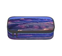 Large Capacity Compartment Pencil Case Organizer for School, Office & Travel, Beauty Grand Canyon pen bag for student, Oxford Fabric Zippered Stationery Bag, Multi-Use Toiletry & Makeup Pouch