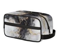 Large Capacity Cosmetic Organizer Pouch - Makeup Bag, Toiletry Bag, Portable Storage with Handle, Suitable for Business Travel, Fitness, Vacations, for Men and Women, Luxury Artistic Luxury Artistic