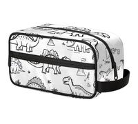 Large Capacity Cosmetic Organizer Pouch - Makeup Bag, Toiletry Bag, Portable Storage with Handle, Suitable for Business Travel, Fitness, Vacations, for Men and Women, Innocent Ancient Creature