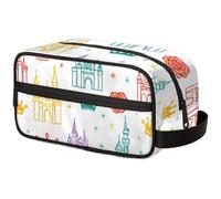 Large Capacity Cosmetic Organizer Pouch - Makeup Bag, Toiletry Bag, Portable Storage with Handle, Suitable for Business Travel, Fitness, Vacations, for Men and Women, Innocent Fairy