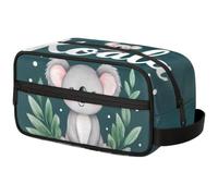 Large Capacity Cosmetic Organizer Pouch - Makeup Bag, Toiletry Bag, Portable Storage with Handle, Suitable for Business Travel, Fitness, Vacations, for Men and Women, Fresh and Natural Koala