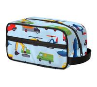 Large Capacity Cosmetic Organizer Pouch - Makeup Bag, Toiletry Bag, Portable Storage with Handle, Suitable for Business Travel, Fitness, Vacations, for Men and Women, Children's Traffic Cognition