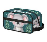 Large Capacity Cosmetic Organizer Pouch - Makeup Bag, Toiletry Bag, Portable Storage with Handle, Suitable for Business Travel, Fitness, Vacations, for Men and Women, Adorable Cartoon Koala