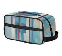 Large Capacity Cosmetic Organizer Pouch - Makeup Bag, Toiletry Bag, Portable Storage with Handle, Suitable for Business Travel, Fitness, Vacations, for Men and Women, Avant-Garde Art