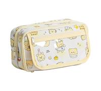 Large Capacity Cute Bear Pencil Case, Trendy Ins Style, Spacious Pen Pouch for Students, Functional and Aesthetic School Supplies Organizer for Girls, Boys, and Teens