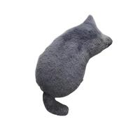 Large Capacity Desktop Pen Holder Professional Light, Grey | Plush Stationeries Storage Sleeve and Desktop Accessory for Kids and Students School Supply