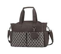 ＡＷＨＡＯ Large Capacity Diaper Bag, Portable Organizer with Shoulder Strap Made of Matte, Comfortable to Carry, Suitable for, Travel, Brown