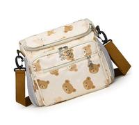 Large Capacity Diaper Bag with Insulated Bottle Pockets, Spacious Mother, Multifunctional for Stylish Mothers Who Organise Their Baby Bottles When Travelling