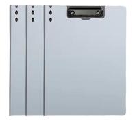 Large Capacity Documents Folder with Side Clamp Letter Size Clip File Folder for School Hospital Large Capacity File