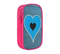 Large Capacity Double Layer Pencil Case, 2 Zipper Compartments & Organizer Pockets for School College Office Travel, I Love Gymnastics pencase, Premium Oxford Fabric Pencil Box, Makeup Bag Organizer