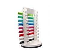 Large Capacity Drumstick Rack for Floor, Freestanding Drumsticks Shelf/Wands Stand - Displaying 20 Pairs of Flute Sticks, Drum Stick Holder with Screws Sets and Base