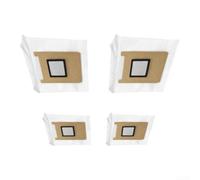Large Capacity Dust Bags for Eufy for omni E35 2 Months Large(4 PACK) | Made of non-woven fabric, meltblown fibers, tear-resistant material, for durable construction, long-lasting use