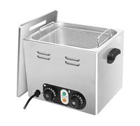 Large Capacity Electric Egg Boiler, Stainless Steel Cooker with Mesh Basket, 45 Pcs Poached Maker for Restaurant, Commercial Egg Poacher Pan