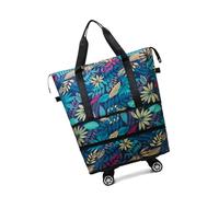 Large Capacity Expandable Water Resistant Luggage Bag for Long Trip Sports Gears and Business Travel Dry Wet Separation Travel Bags