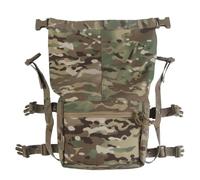 Large Capacity Expansion Pack For Chest Rig, Folding MOLLE Admin Pouch With Strap, Utility Placard Chest Pouches For Split Tactical Gear(CP)