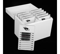 Large Capacity Eyelash Extension Storage Box, Independent Drawer Design, 10 Layers for Professional Use with Different Lengths of Eyelash