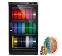 Large Capacity Filament Dry Box, 70L Anti-Moisture Storage Container, 2-Tier Drying Cupboard for Nylon PLA PETG in Home and Small Studio