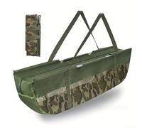 Large Capacity Fish Weighing Bag, Foldable 600D Oxford Material With Integrated 110cm Ruler For Secure Catch Measurement, Green