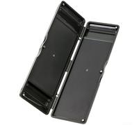 Large Capacity Fishing Line Box with 29cm Scale, Magnetic Closure PP Tackle Case for European Carp Rig Storage, Black