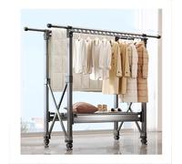 Large Capacity Foldable Free-Standing Clothes Drying Rack for Carpets, Bed Sheets, Quilts & More, Adjustable Height
